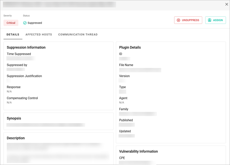 View Accepted Vulnerability Details View Accepted Vulnerability Details